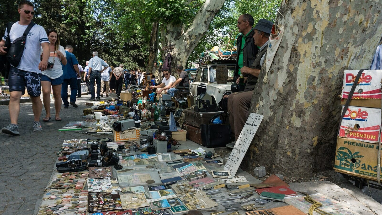 Blešák Suchý most v Tbilisi, Gruzie